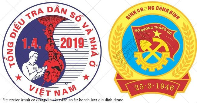 file vector tranh co dong dieu tra dan so ke hoach hoa gia dinh